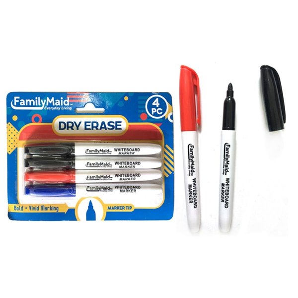 Familymaid 3 Assorted Color Dry Erase Markers 144PK 26663